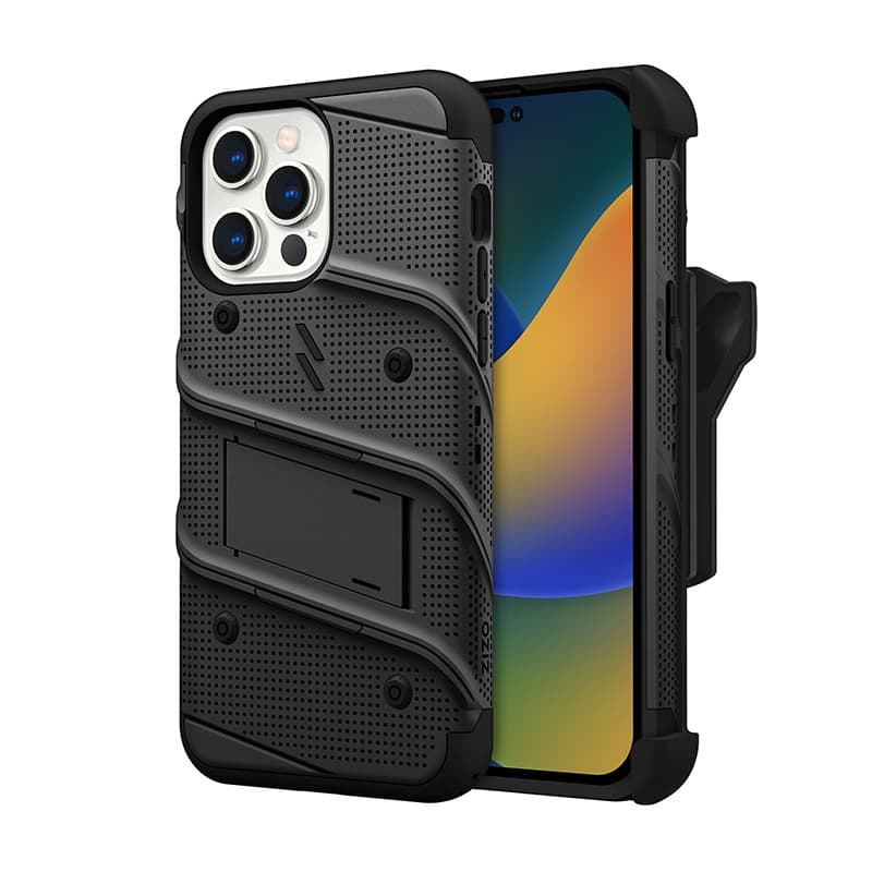 ZIZO BOLT Series - Case for iPhone 14 Pro Max (Black) 2