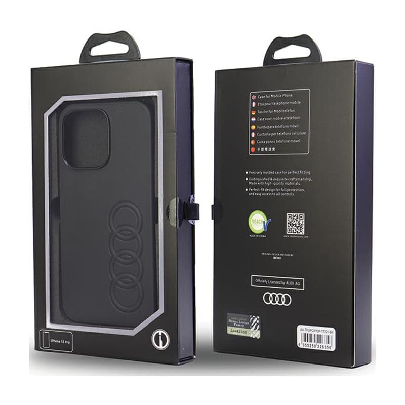 Audi Synthetic Leather - Case for iPhone 13 Pro (Black) 6