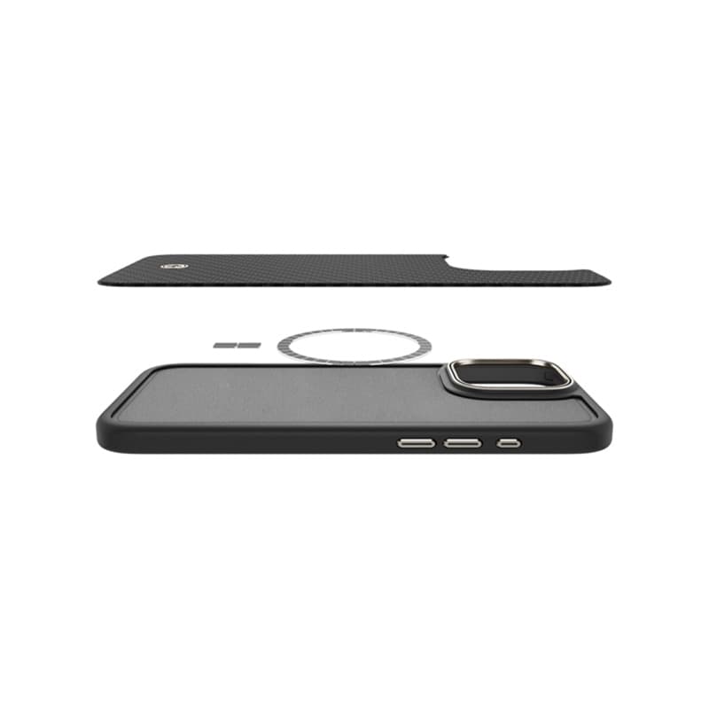 Spigen Enzo Aramid Mag MagSafe - Case iPhone 16 Pro Max (Black / Natural) 8