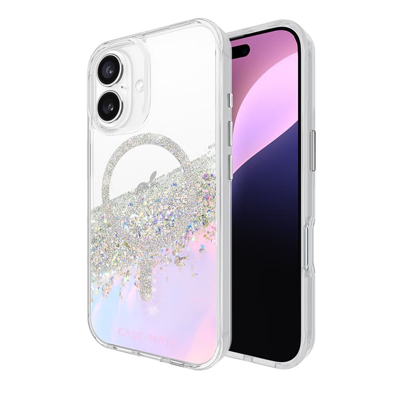 Case-Mate Karat MagSafe - Case for iPhone 16 (Holographic Soap Bubble) 1