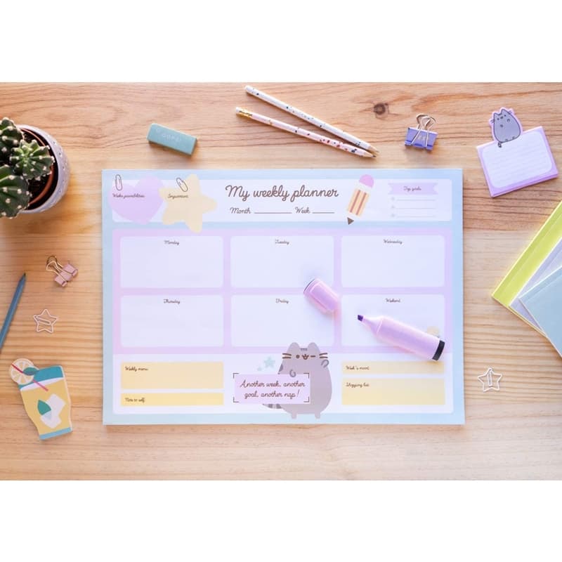 Pusheen - Weekly Planner from the Foodie Collection 54 pages A3 6