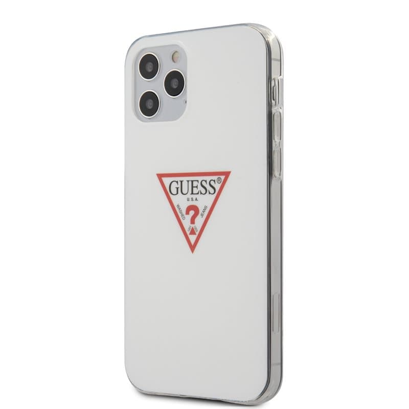 Guess Triangle Logo - Case iPhone 12 / iPhone 12  Pro (white)