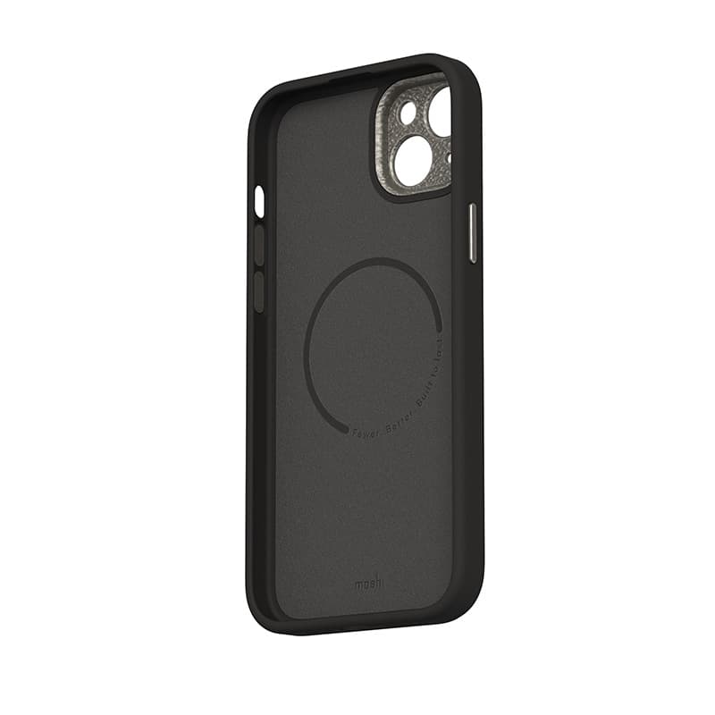Moshi Napa MagSafe - Leather case for iPhone 15 Plus (Midnight Black) 3