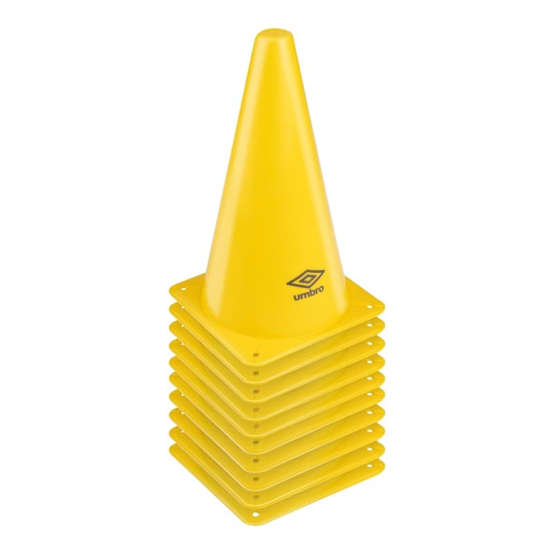 Umbro - Set of 10 training cones (yellow)