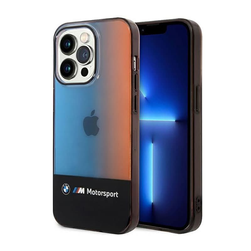 BMW Half Tricolor - Case for iPhone 14 Pro Max (Black)