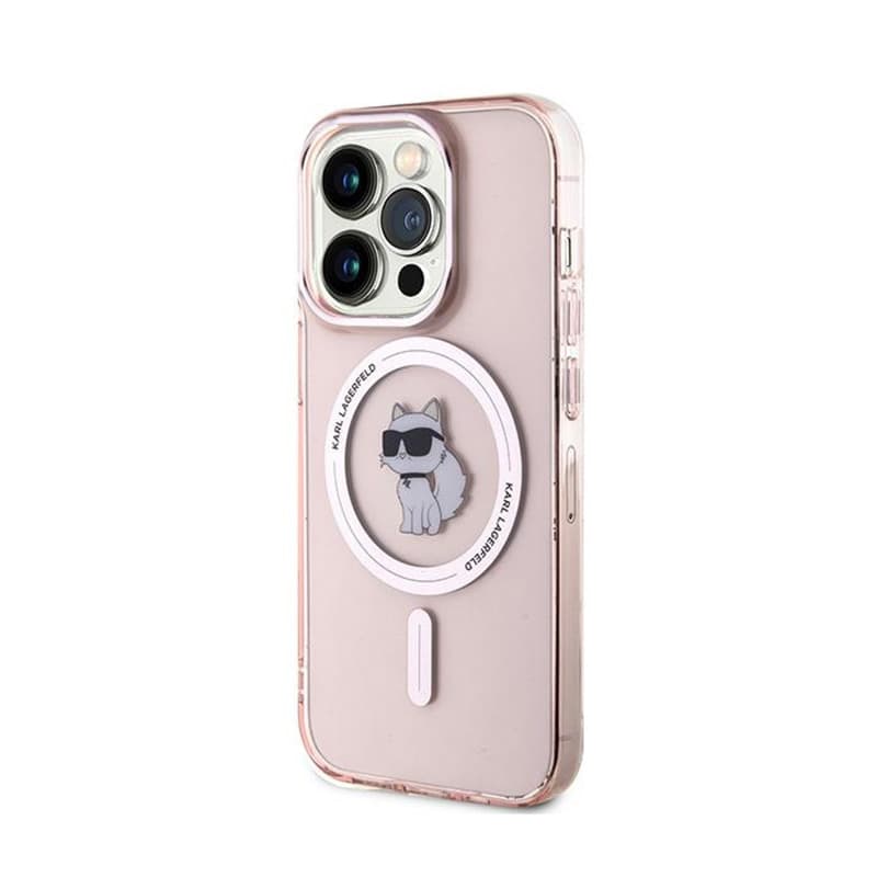 Karl Lagerfeld IML Choupette MagSafe - Case for iPhone 14 Pro (Pink) 2