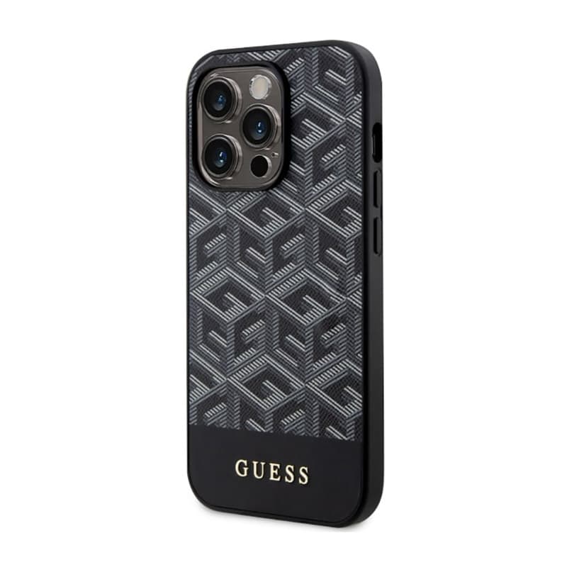 Guess GCube Stripes MagSafe - Case for iPhone 14 Pro (Black) 2