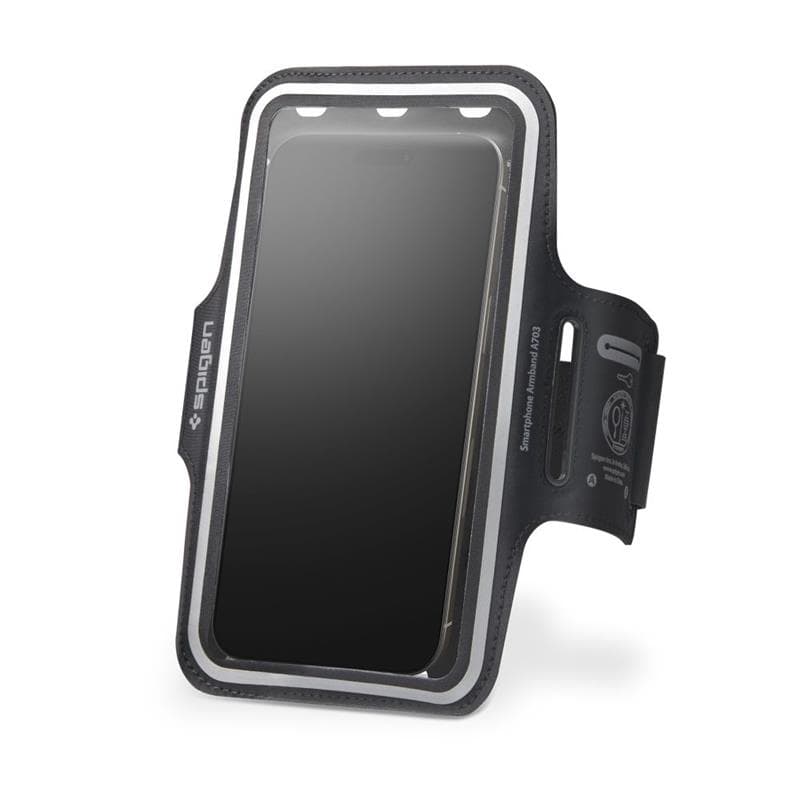 Spigen A703 Dynamic Shield Armband - Case / Sports shoulder band for smartphone up to 6.9" (black) 1
