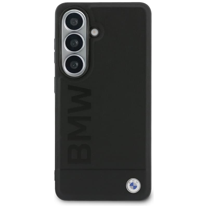 BMW Leather Hot Stamp MagSafe - Samsung Galaxy S26 Case (Black) 3