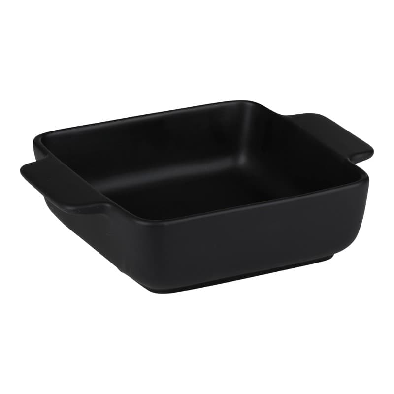 Alpina - Ceramic square ovenproof dish 21x15.8x5.8 cm (black) 1