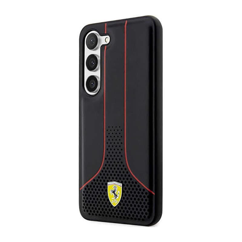 Ferrari Perforated 296P Collection - Case for Samsung Galaxy S23+ (Black) 2