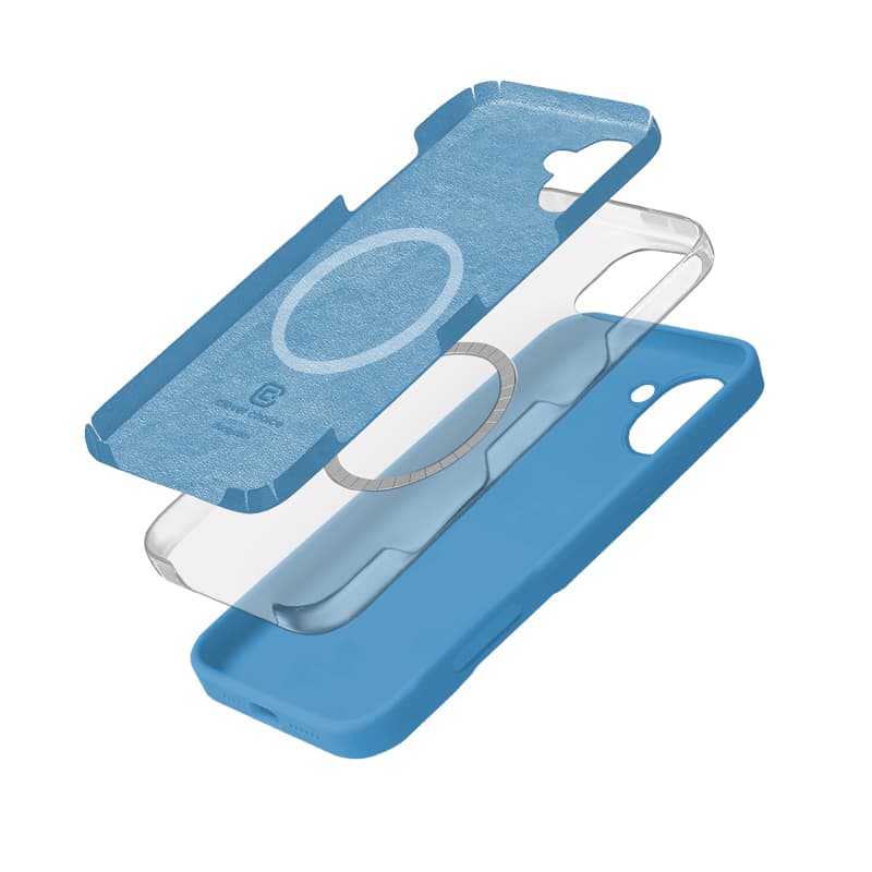 Crong Color Cover Magnetic - iPhone 16 MagSafe Case (Blue) 3