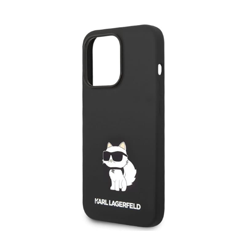 Karl Lagerfeld Silicone NFT Choupette - Case for iPhone 14 Pro Max (Black) 6