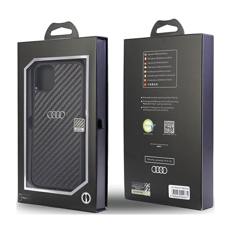 Audi Carbon Fiber - Case for iPhone 11 (Black) 4