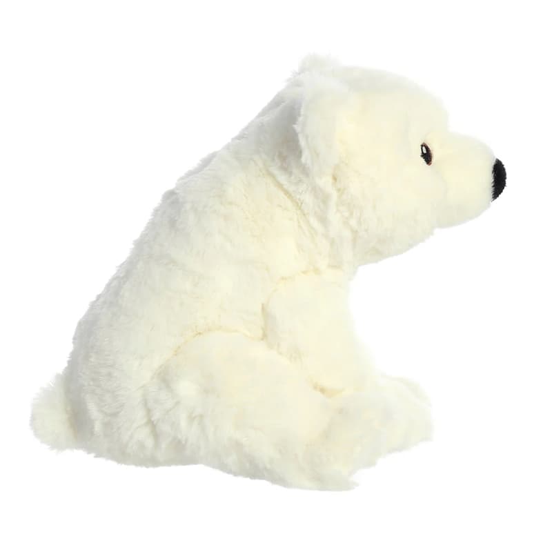 Eco Nation – Plush Toy / Cuddly Sitting Polar Bear 19 cm Eco-Friendly 6