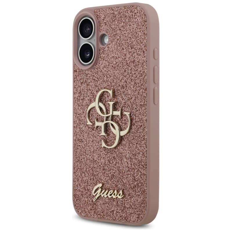 Guess Fixed Glitter Big 4G - Case iPhone 17 (pink) 2