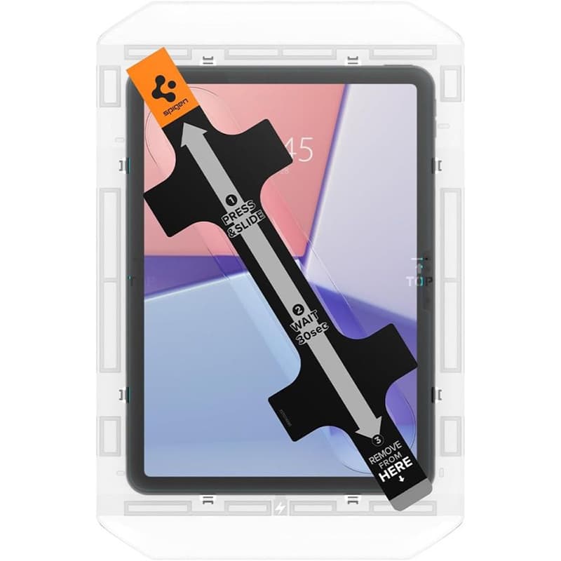 Spigen GLAS.TR EZ FIT - Tempered Glass for iPad Air 11" (M3 (2025) / M2 (2024)  (Transparent) 2