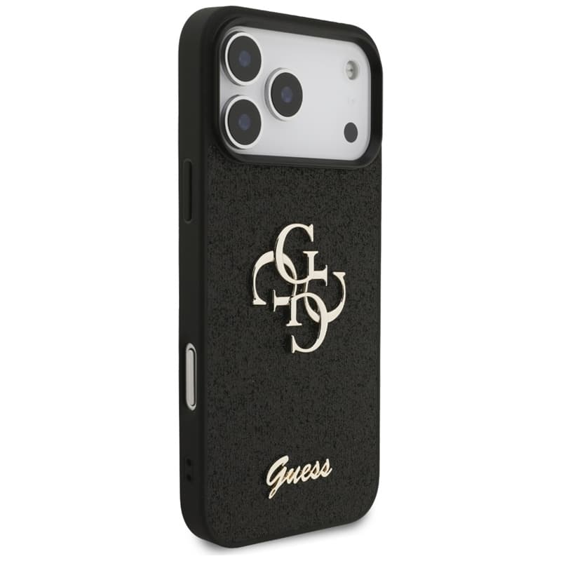 Guess Fixed Glitter Big 4G - Case for iPhone 17 Pro Max (black) 4