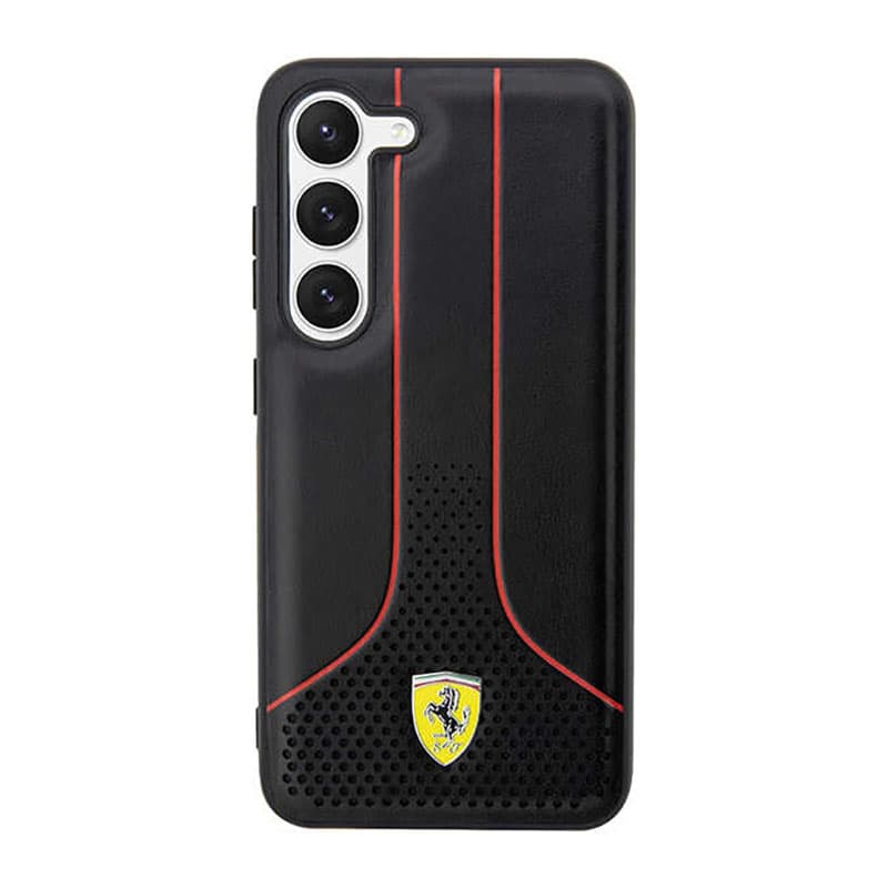 Ferrari Perforated 296P Collection - Case for Samsung Galaxy S23+ (Black) 3