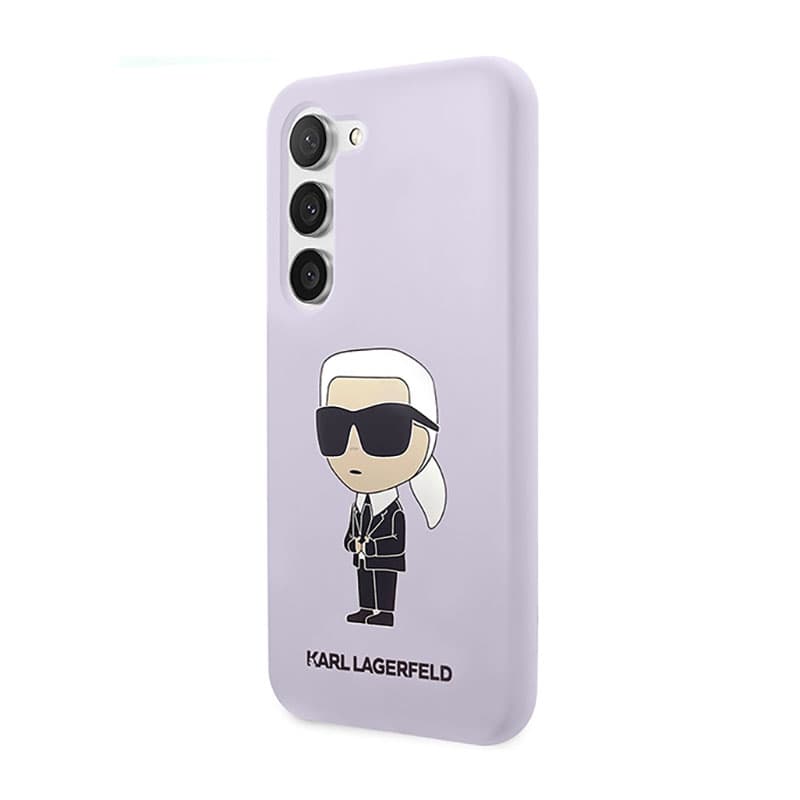 Karl Lagerfeld Silicone NFT Ikonik - Case for Samsung Galaxy S23+ (Purple) 2