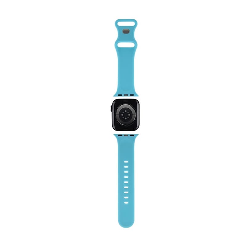 Hello Kitty Silicone Kitty Head - Strap for Apple Watch 38/40/41 mm (blue) 2