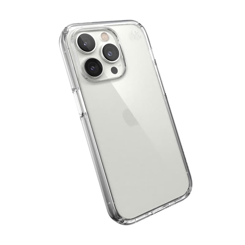 Speck Presidio Perfect-Clear - iPhone 14 Pro Case with MICROBAN Coating (Clear) 2