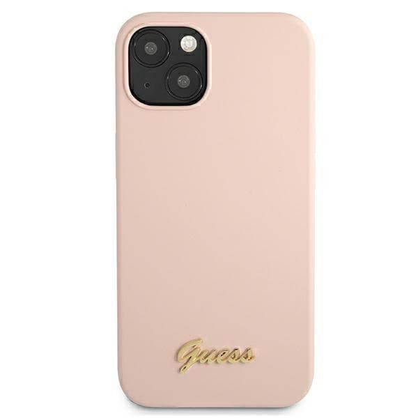 Guess Silicone Script - Case for iPhone 12 / iPhone 12 Pro (pink) 3