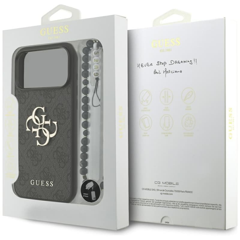 Guess 4G Strap 4G Classic Logo - Case iPhone 17 Pro Max (black) 8