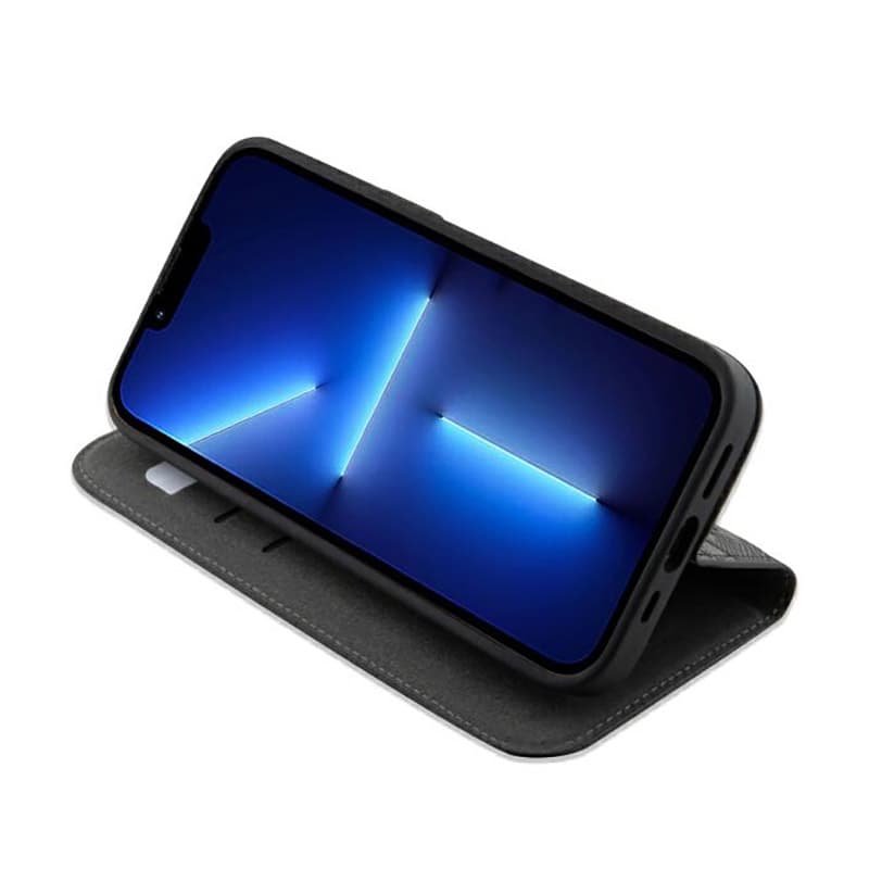 Karl Lagerfeld Booktype Saffiano Monogram - Case for iPhone 14 Pro Max (Black) 6