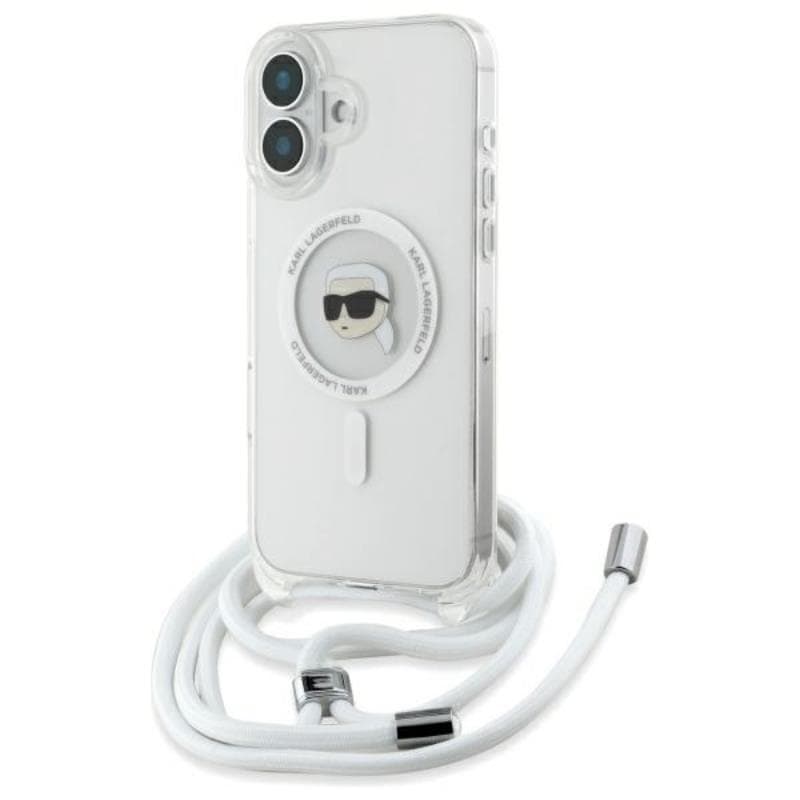 Karl Lagerfeld Crossbody IML Karl Head MagSafe - Case for iPhone 16 (transparent) 1