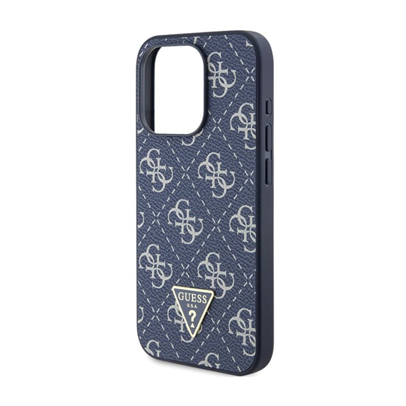 Guess 4G Triangle Metal Logo - Case for iPhone 15 Pro (blue) 6