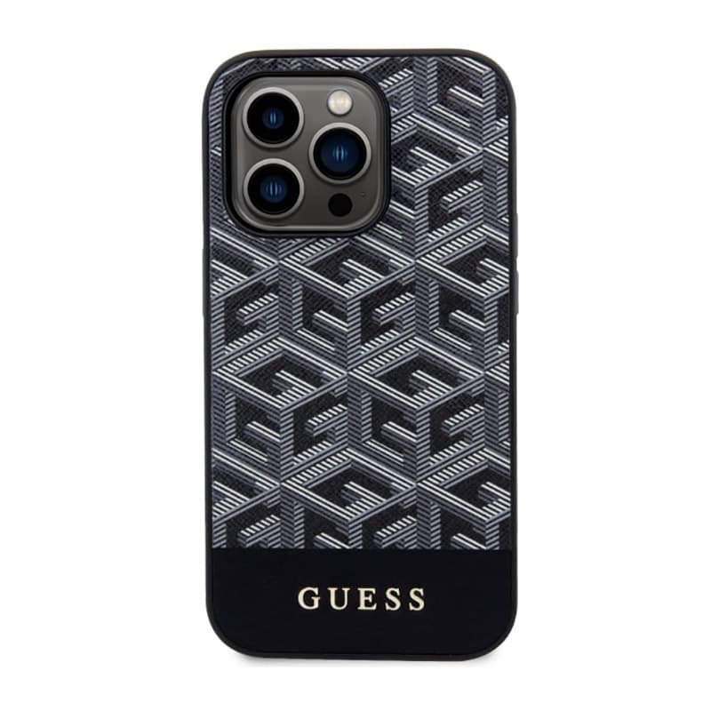 Guess GCube Stripes MagSafe - Case for iPhone 14 Pro (Black) 3