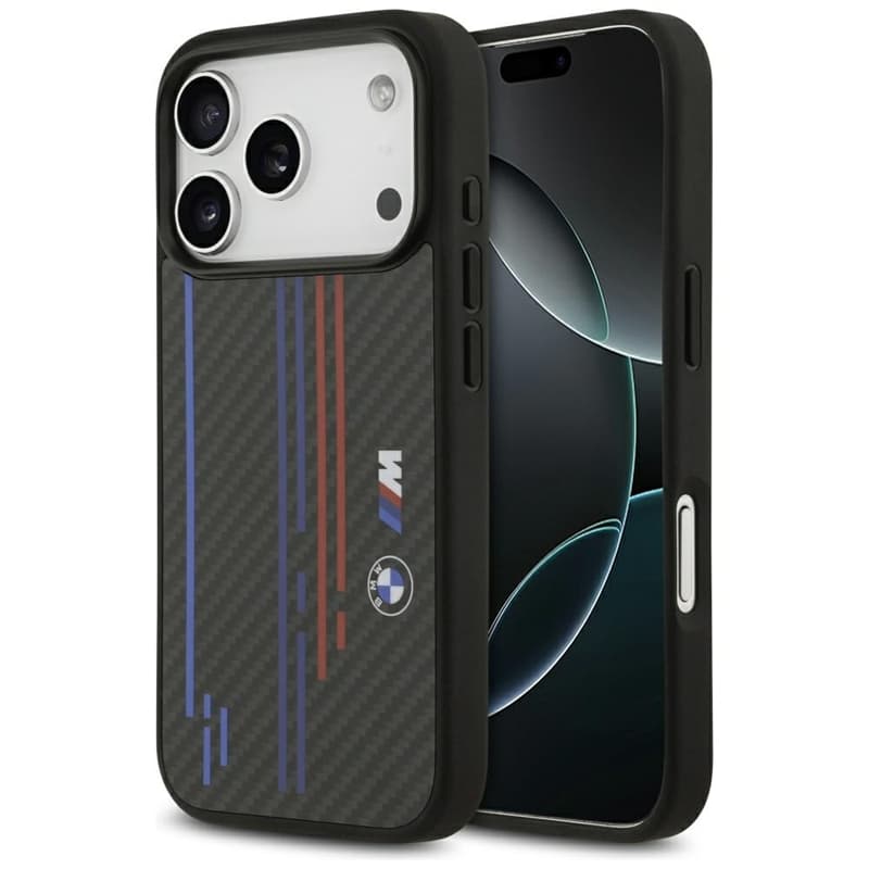 BMW M Kevlar Lines & Logo MagSafe - iPhone 17 Pro Case (Black) 1