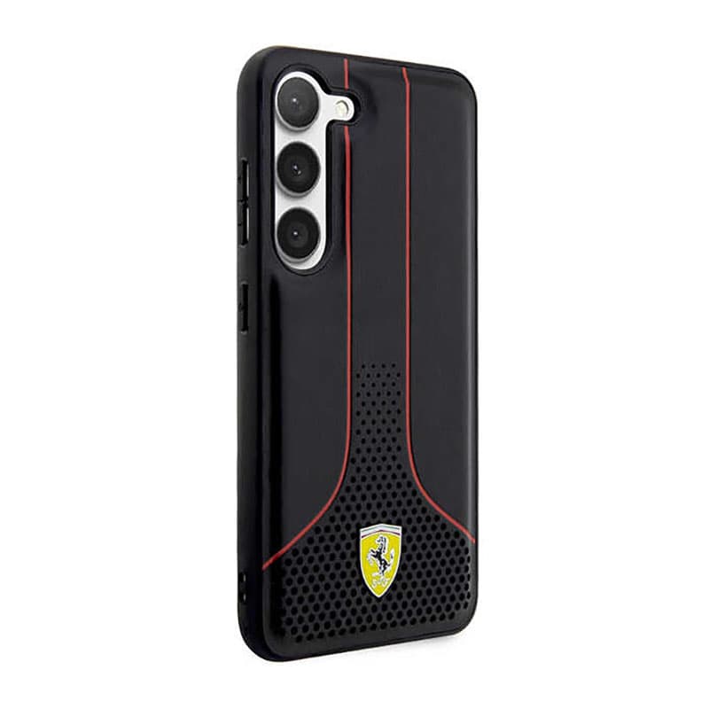 Ferrari Perforated 296P Collection - Case for Samsung Galaxy S23+ (Black) 4
