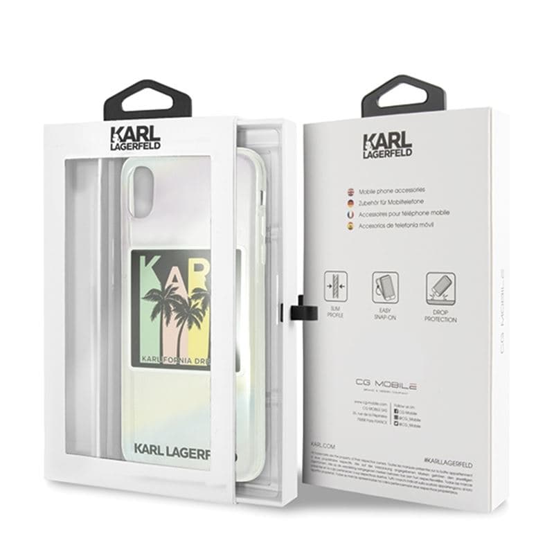 Karl Lagerfeld Kalifornia Dreams palms Case for iPhone Xs Max 5