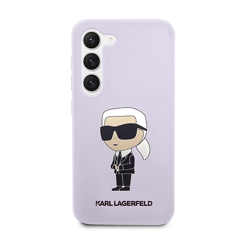 Karl Lagerfeld Silicone NFT Ikonik - Case for Samsung Galaxy S23+ (Purple) 3
