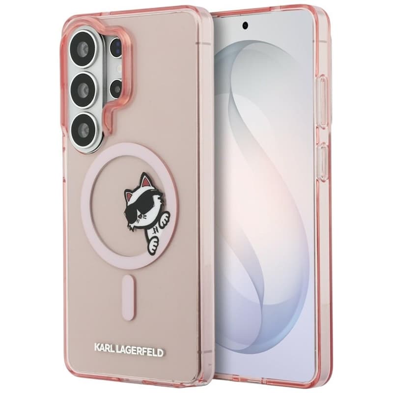 Karl Lagerfeld IML Peekaboo Choupette MagSafe - Samsung Galaxy S26 Ultra Case (Pink) 1
