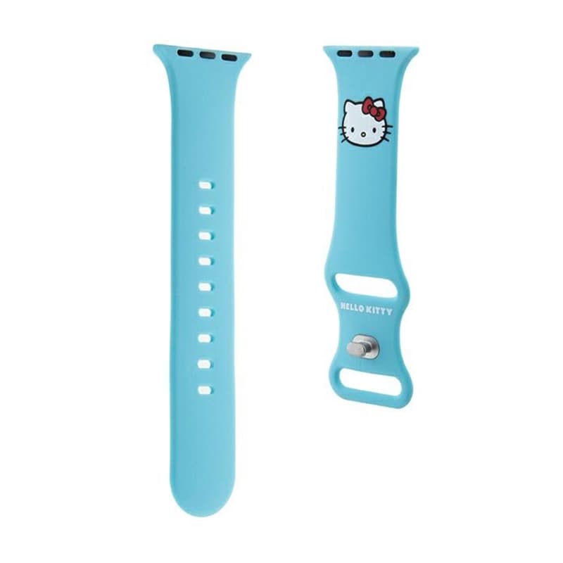Hello Kitty Silicone Kitty Head - Strap for Apple Watch 38/40/41 mm (blue) 3