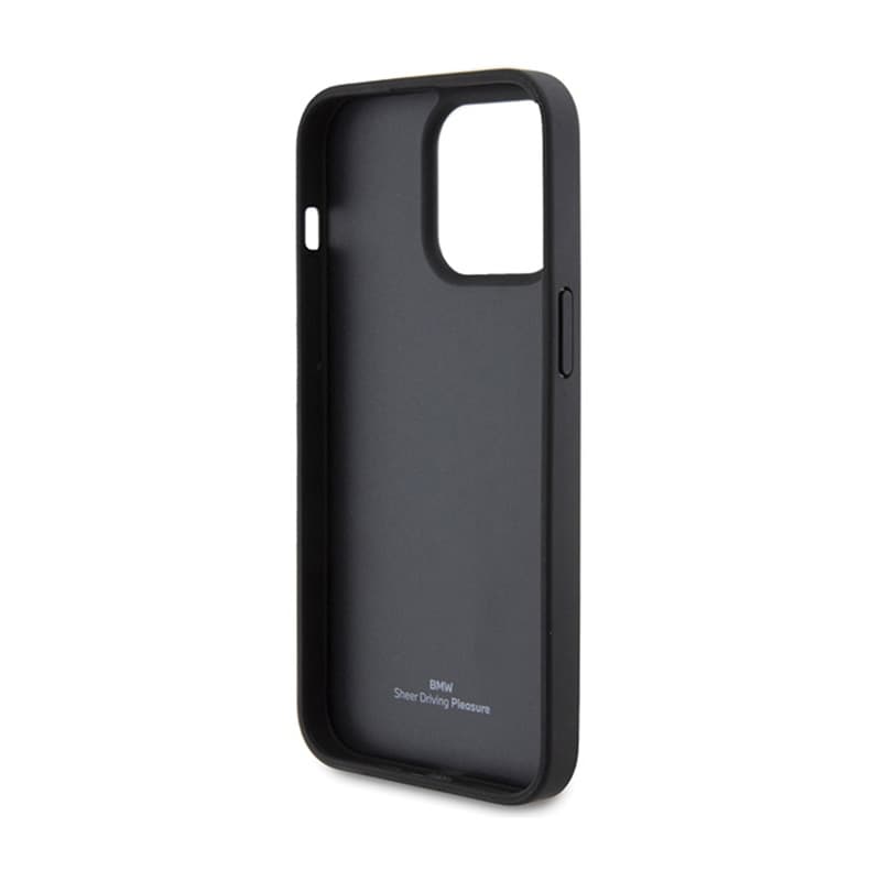 BMW Leather Diamond Pattern - Case for iPhone 15 Pro Max (Black) 7