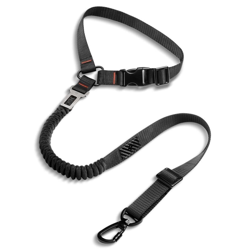 Spigen PS100 - Pet Car Seatbelt / Leash (Black) 1