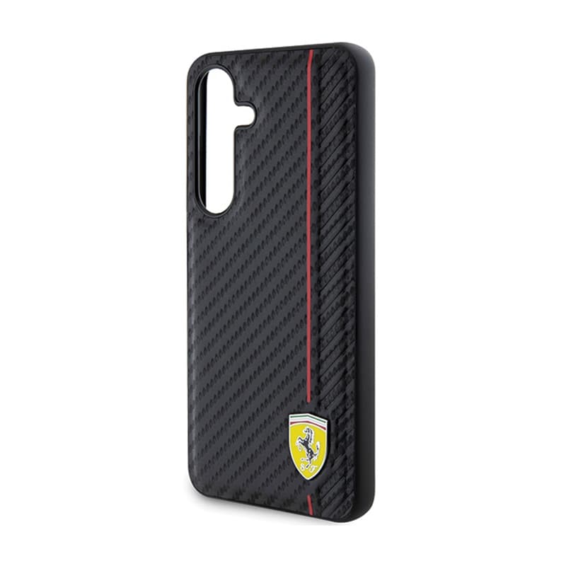 Ferrari Carbon Printed Line - Case for Samsung Galaxy S24+ (black) 6