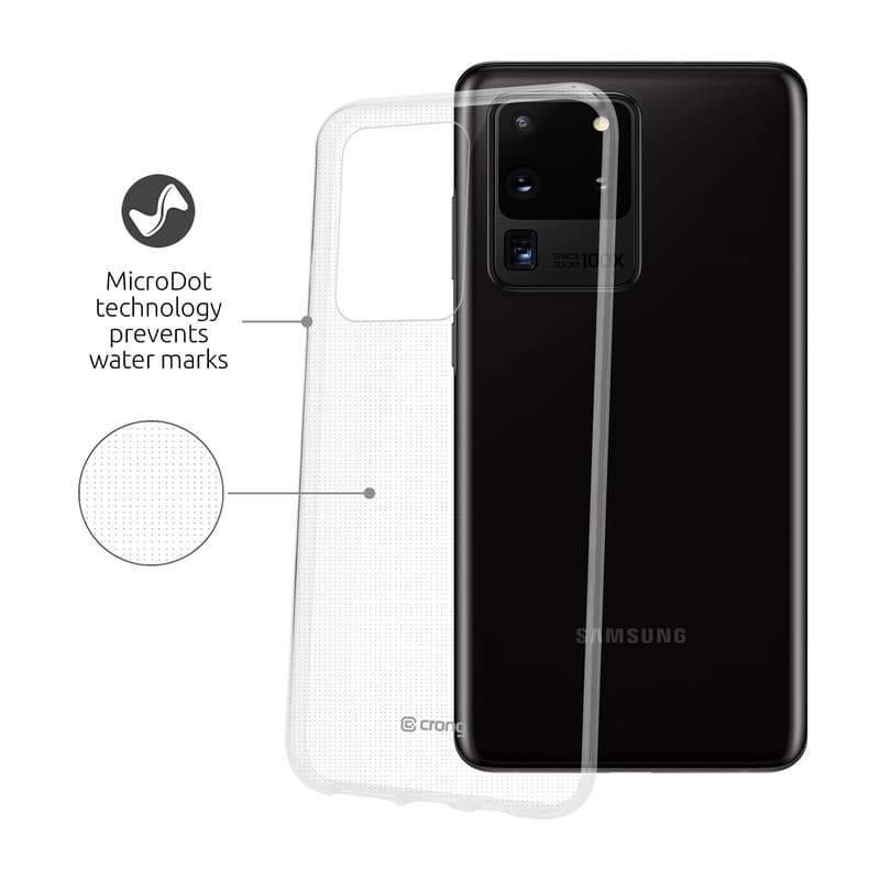Crong Crystal Slim Cover - Samsung Galaxy S20 Ultra Case (Transparent) 3