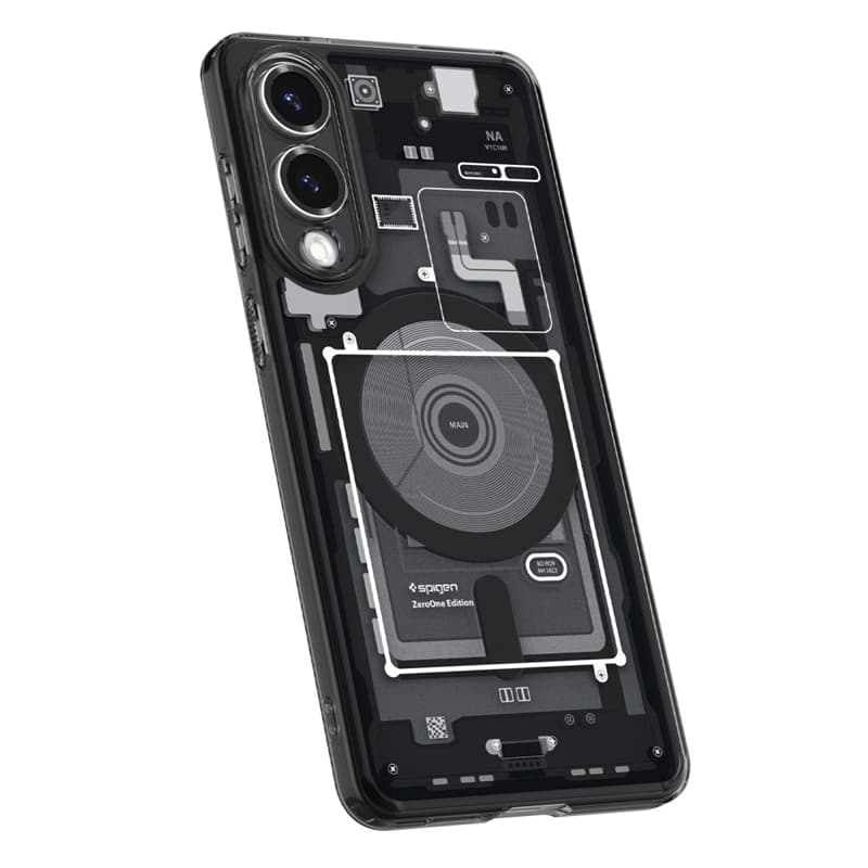 Spigen Ultra Hybrid Mag MagSafe - Case for Samsung Galaxy S25 Edge (Zero One Black) 7