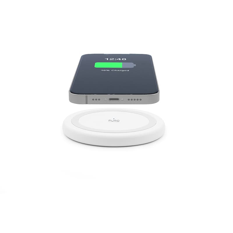 PURO Wireless Charging Station QI - Qi inductive wireless charger (white)