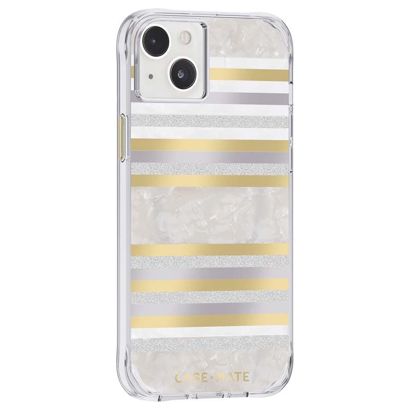 Case-Mate Pearl Stripes MagSafe - Case decorated with mother-of-pearl for iPhone 14 Plus (Pearl Stripes) 2