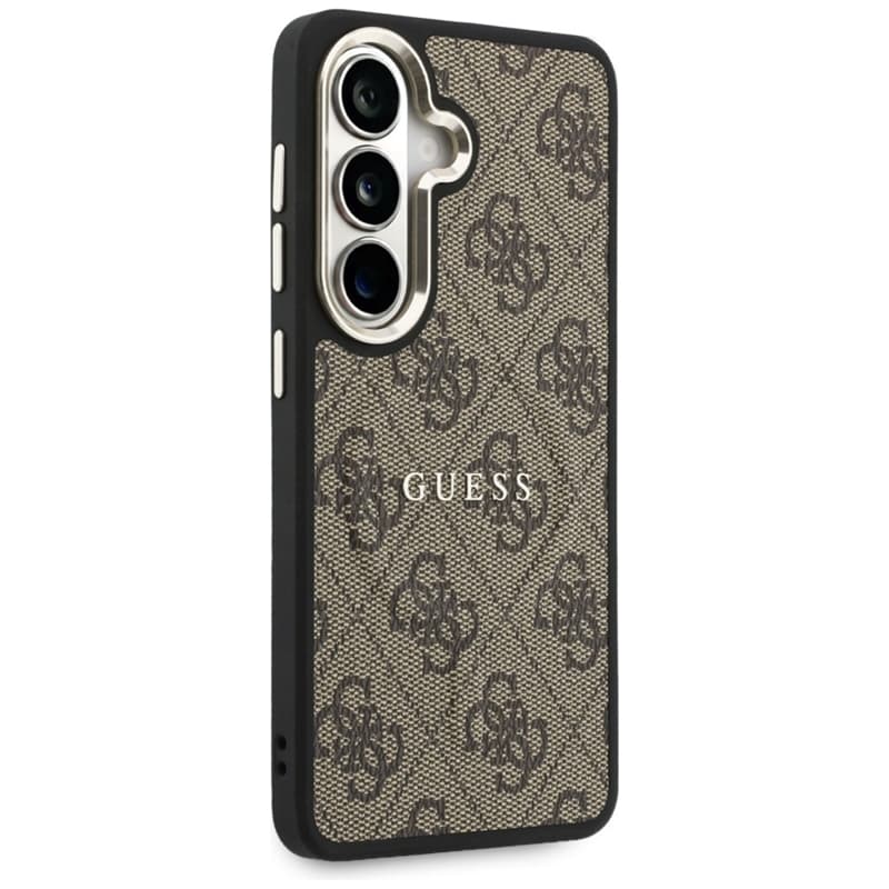 Guess 4G Embossed Ring MagSafe - Samsung Galaxy S26 Case (Brown) 4