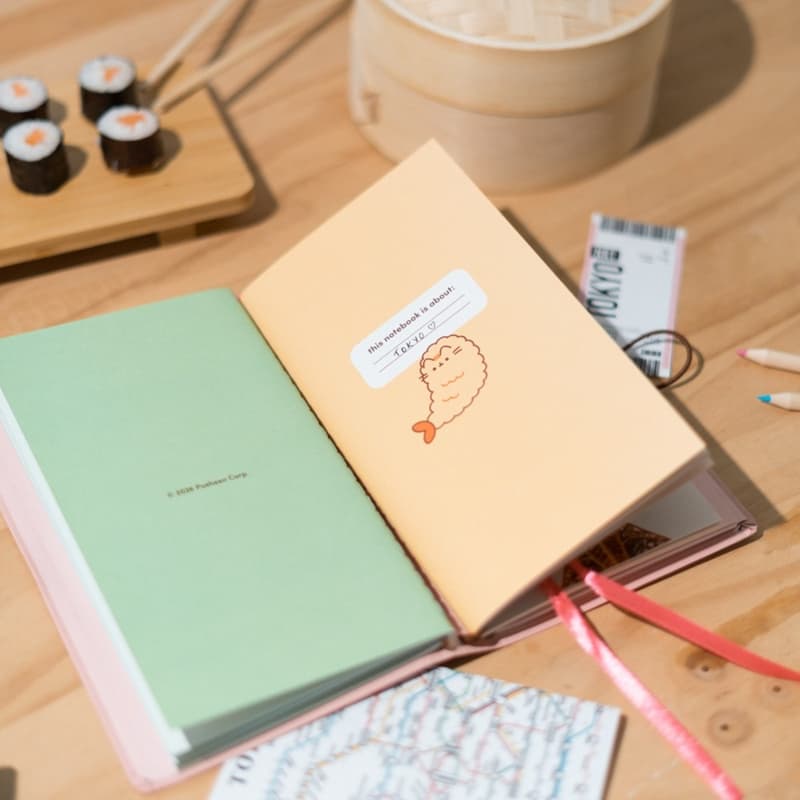 Pusheen - B6 Travel Notebook from the Sushi Roll Collection 3