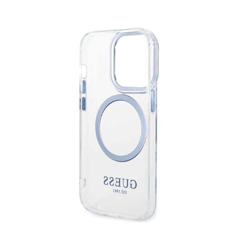 Guess Metal Outline MagSafe - Case for iPhone 14 Pro (Clear) 7