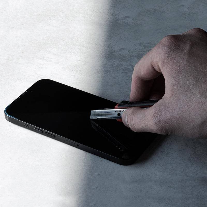 Crong 7D Nano Flexible Glass - Unbreakable 9H hybrid glass for the entire iPhone 14 Pro Max screen 2