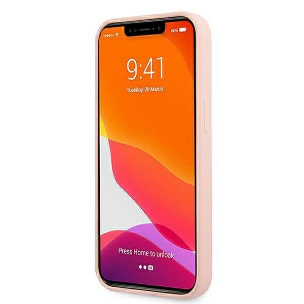 Guess Silicone Script - Case for iPhone 12 / iPhone 12 Pro (pink) 4
